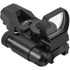 Reflex Holographic Red & Green Dot Sight with Red Laser