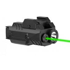 PISTOL Green Laser & Flashlight Combo