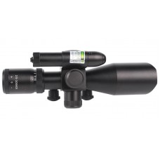 LUGER 2.5-10X40 high quality illuminated scope with green laser