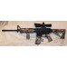 Anderson 5.56 NATO Rifle, Magpul Vista Camo Set, Vertical Grip, Scope With Red Laser