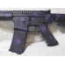 Anderson BCA AR15 Rifle, 5.56 NATO, Custom Purple With Black Skulls, 15" Slim M-LOK