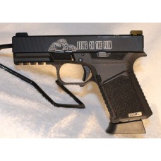 Anderson Kiger-9C Custom Engraved 9MM G19 Compatable Pistol 15 Rounds, RMR Optics Ready, Bring On The Pain