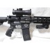 Anderson NAVY Engraved AR15 5.56 Rifle, Quad Rail, 3x44 Red Dot, Folding Fore Grip