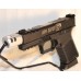 Anderson Kiger-9C 9MM, G19 Compatible, Custom Reaper Pistol, Threaded Barrel With Removable Compensator, Fiber Optic Sights, 15 Rounds