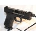 Anderson Kiger-9C 9MM, G19 Compatible, Custom Engraved Pistol, Threaded Barrel, Glock Glow Sights, 15 Rounds
