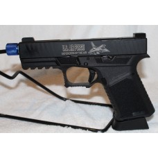 Anderson Kiger-9C Pro 9MM, G19 Compatible, Pistol, Custom Engraved Air Force, Threaded Barrel, 15 Rounds