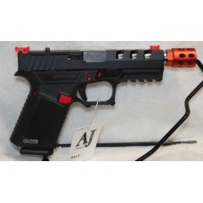 Anderson Kiger-9C 40SW, G23 Compatible, Pistol, Threaded Barrel With Red Comp, Red Fiber Optic Sights, Red EDC Set, 13 Rounds