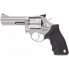Taurus 66 357 Mag / 38 Spl +P 7 RDS Matte Stainless 4.00 in. Barrel Soft Rubber Grips