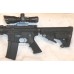 Anderson AM15 AR15 .300 Blackout, 16", Pistol Length Gas System, 7" Quad Handguard, Vertical Folding Grip, Scope With Laser
