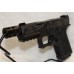 P80 PFC9 G19 Custom 9MM, Pistol, G-Flex Trigger, Skull Engraved, Threaded Barrel, Fiber Optic Sights
