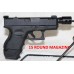 Glock 26 Subcompact Custom 9MM Pistol, Threaded Barrel With Comp, 12 & 15 Rounds