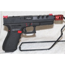 Glock 20 Gen3 Custom 10MM, Raptor Slide, Red EDC Set, Threaded Barrel, Fiber Optic Sights, RMR Optics Ready, 15 Rounds 2 Mags