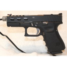 Glock Custom Model 19 Gen 3 9MM Pistol, Stainless Threaded Barrel
