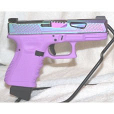 Glock Model 19 Gen 3 Custom Purplexed 9MM Pistol, Two 15 Round Mags, RMR Optics Ready
