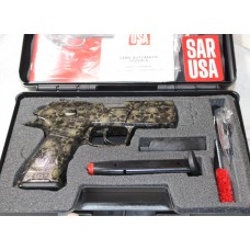 SAR USA, CM9, Gold Skulls Semi-automatic, Striker Fired Pistol, 9MM, 3.8" Barrel, Polymer Frame, Black, 17 Rounds, 2 Mag