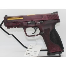 Smith & Wesson Custom M&P40 M2.0 15 Rounds FIXED SIGHTS BLACK/Cherry Red 11883