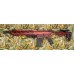 Monastor 102 Battle Worn Red Mag Fed Semi Auto 12 Gauge Shotgun, 2 Five Round Mags