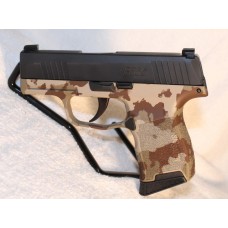 Sig Sauer P365 Micro Compact 9mm Pistol, Tan Camo Frame, 10 Rounds